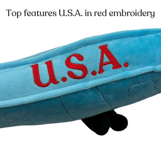 USA Mascot Map Pillow | Educational Plush Toy | Stuffed States USA