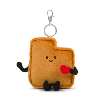 Utah Stuffed State Keychain – Plush Beehive State Bag Charm with Bee