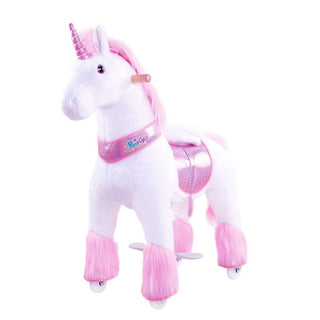 Model U Ride-On Unicorn Age 3-5 Pink | Plushie Depot