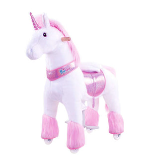 Model U Ride-On Unicorn Age 3-5 Pink | Plushie Depot