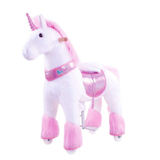 Model U Ride-On Unicorn Age 3-5 Pink | Plushie Depot