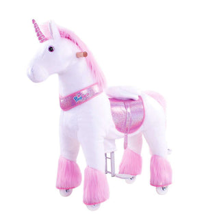 Model U Ride-On Unicorn Age 3-5 Pink | Plushie Depot