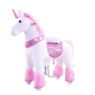 Model U Ride-On Unicorn Age 3-5 Pink | Plushie Depot