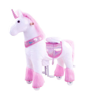 Model U Ride-On Unicorn Age 3-5 Pink | Plushie Depot