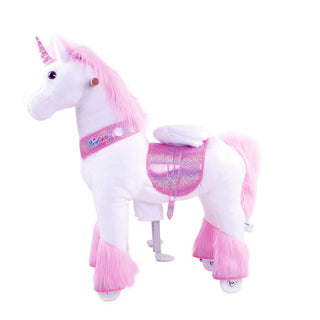 Model U Ride-On Unicorn Age 3-5 Pink | Plushie Depot