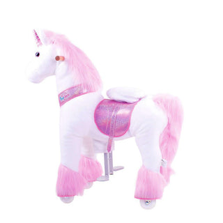 Model U Ride-On Unicorn Age 3-5 Pink | Plushie Depot