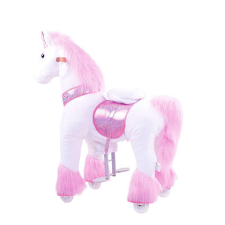 Model U Ride-On Unicorn Age 3-5 Pink | Plushie Depot