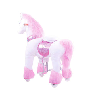 Model U Ride-On Unicorn Age 3-5 Pink | Plushie Depot