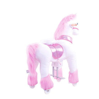 Model U Ride-On Unicorn Age 3-5 Pink | Plushie Depot