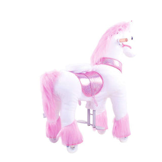 Model U Ride-On Unicorn Age 3-5 Pink | Plushie Depot