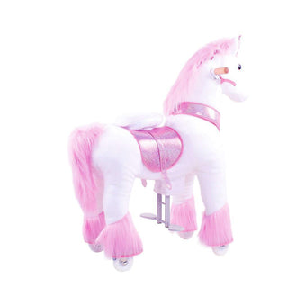 Model U Ride-On Unicorn Age 3-5 Pink | Plushie Depot