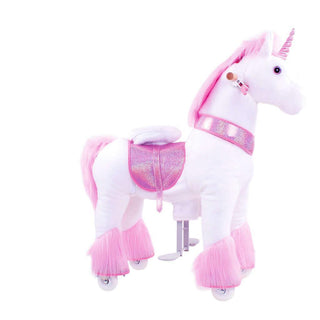 Model U Ride-On Unicorn Age 3-5 Pink | Plushie Depot