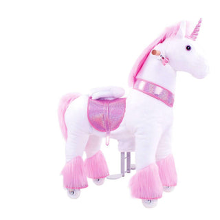 Model U Ride-On Unicorn Age 3-5 Pink | Plushie Depot