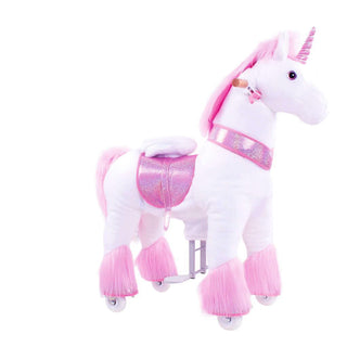 Model U Ride-On Unicorn Age 3-5 Pink | Plushie Depot