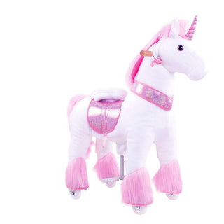 Model U Ride-On Unicorn Age 3-5 Pink | Plushie Depot