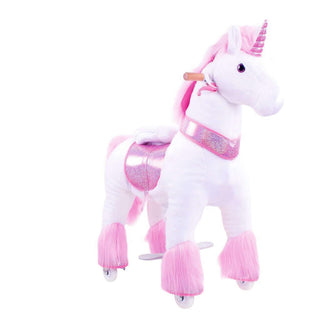 Model U Ride-On Unicorn Age 3-5 Pink | Plushie Depot