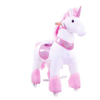 Model U Ride-On Unicorn Age 3-5 Pink | Plushie Depot