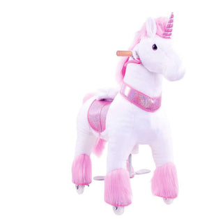 Model U Ride-On Unicorn Age 3-5 Pink | Plushie Depot