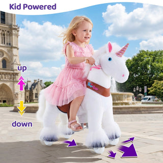 Model U® Unicorn Ride-On Toy Age 3-4 White