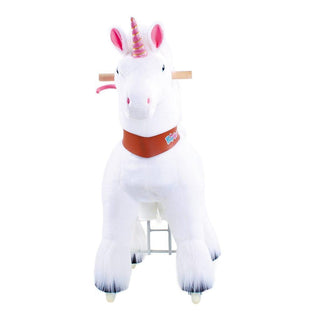 Model U Unicorn Ride-On Toy Age 3-5 White | Plushie Depot