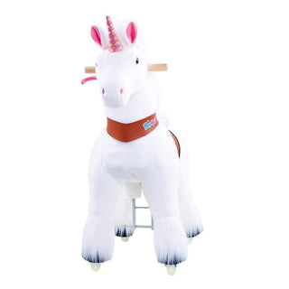 Model U Unicorn Ride-On Toy Age 3-5 White | Plushie Depot