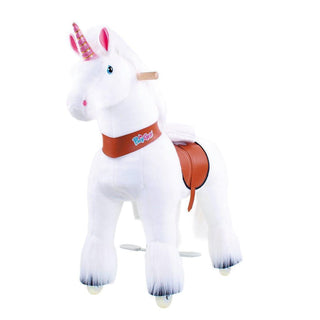 Model U Unicorn Ride-On Toy Age 3-5 White | Plushie Depot