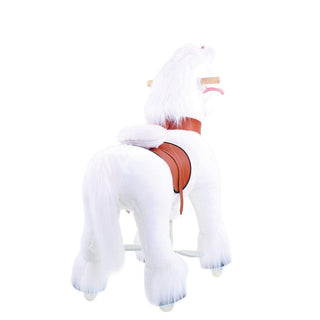 Model U Unicorn Ride-On Toy Age 3-5 White | Plushie Depot