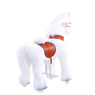 Model U Unicorn Ride-On Toy Age 3-5 White | Plushie Depot