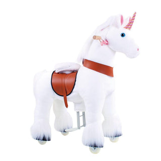 Model U Unicorn Ride-On Toy Age 3-5 White | Plushie Depot