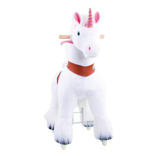 Model U Unicorn Ride-On Toy Age 3-5 White | Plushie Depot