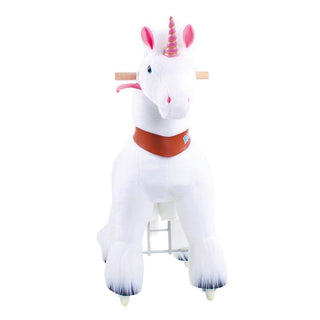 Model U Unicorn Ride-On Toy Age 3-5 White | Plushie Depot