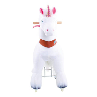 Model U Unicorn Ride-On Toy Age 3-5 White | Plushie Depot