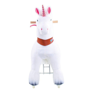 Model U Unicorn Ride-On Toy Age 3-5 White | Plushie Depot