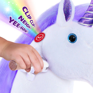 Model U® Ride-On Unicorn Age 3-4 Purple