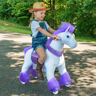 Model U® Ride-On Unicorn Age 3-4 Purple