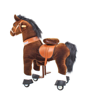 Model U Ride On Horse Toy Age 3-5 Chocolate | Plushie Depot