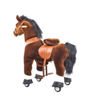 Model U Ride On Horse Toy Age 3-5 Chocolate | Plushie Depot