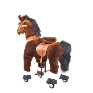 Model U Ride On Horse Toy Age 3-5 Chocolate | Plushie Depot