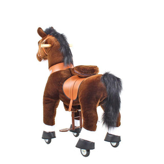 Model U Ride On Horse Toy Age 3-5 Chocolate | Plushie Depot