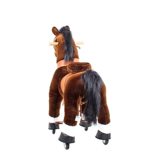 Model U Ride On Horse Toy Age 3-5 Chocolate | Plushie Depot