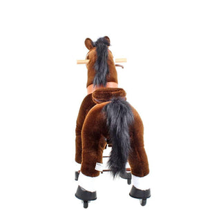 Model U Ride On Horse Toy Age 3-5 Chocolate | Plushie Depot