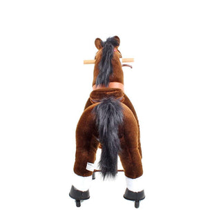 Model U Ride On Horse Toy Age 3-5 Chocolate | Plushie Depot