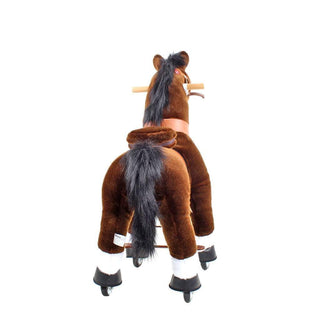 Model U Ride On Horse Toy Age 3-5 Chocolate | Plushie Depot