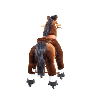 Model U Ride On Horse Toy Age 3-5 Chocolate | Plushie Depot