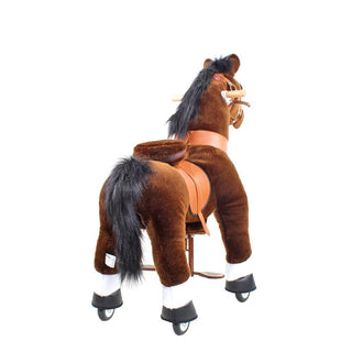 Model U Ride On Horse Toy Age 3-5 Chocolate | Plushie Depot