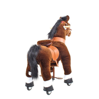 Model U Ride On Horse Toy Age 3-5 Chocolate | Plushie Depot