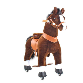 Model U Ride On Horse Toy Age 3-5 Chocolate | Plushie Depot