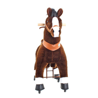 Model U Ride On Horse Toy Age 3-5 Chocolate | Plushie Depot