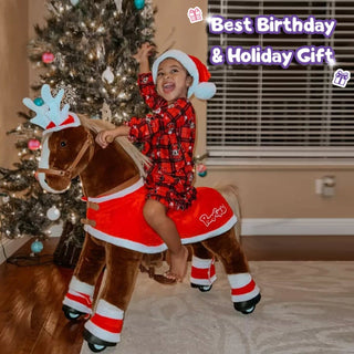 Model U® Ride‑On Pony Toy Riding Horse Age 4‑7 Brown