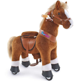 Model U Ride-On Pony Age 3-5 Brown | Plushie Depot